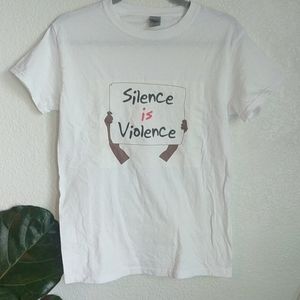 VINTAGE/ social justice t shirt